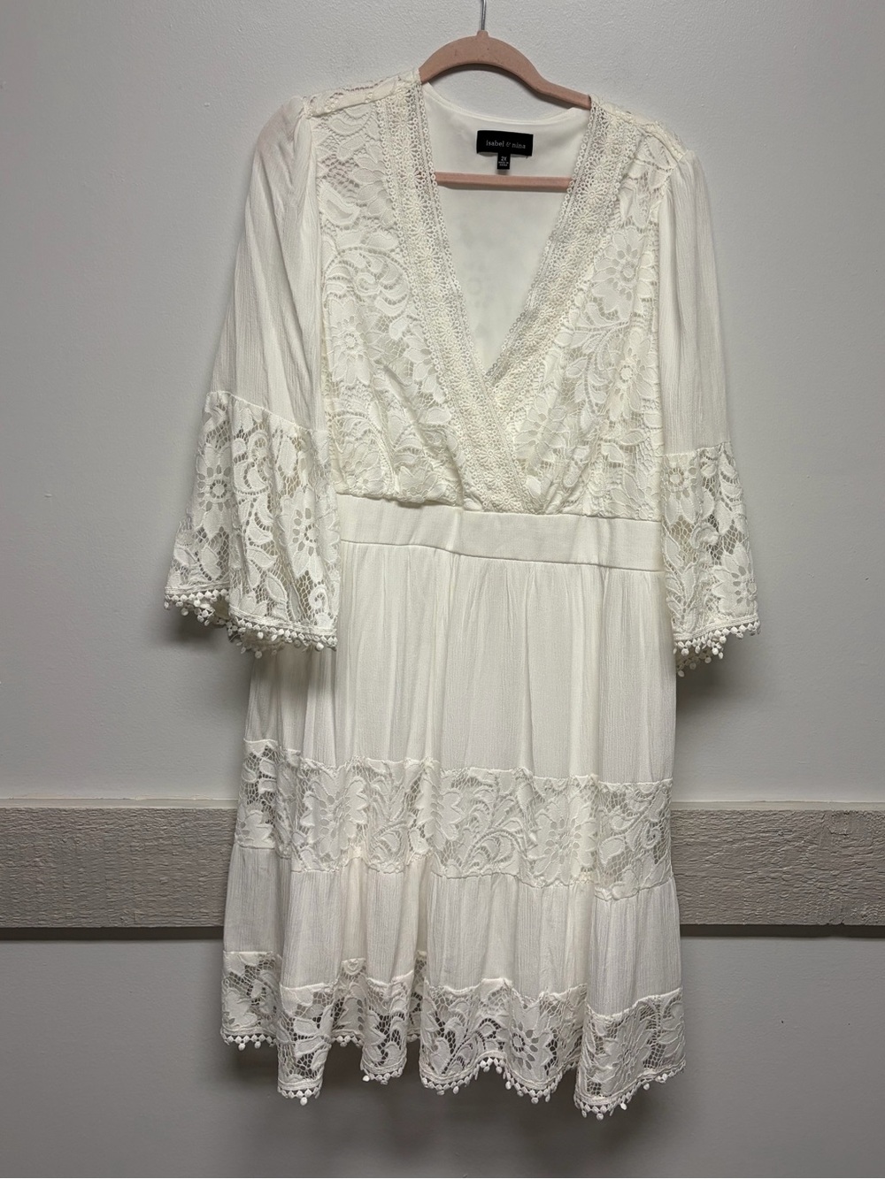 Plus Size 2X White Crochet Dress